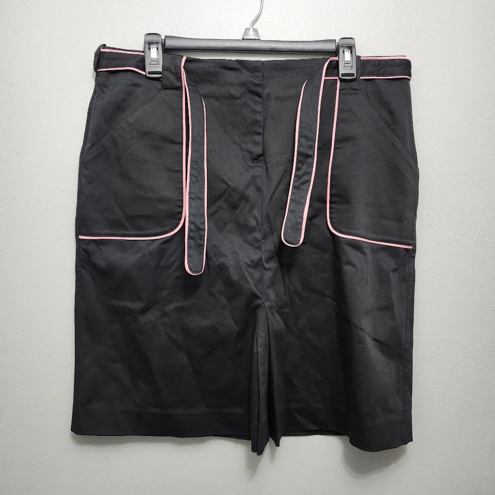 INC stretch women's mini skirt size 12 black new without tags